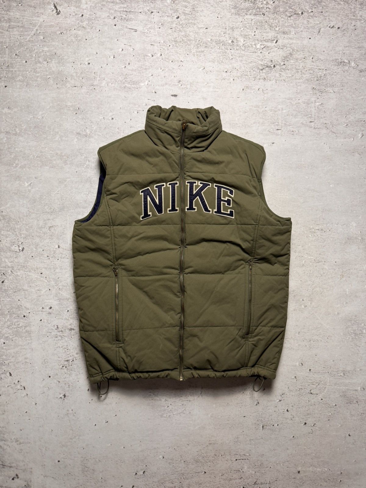 NIKE PUFFER DOWN CENTER LOGO OVERSIZE VEST