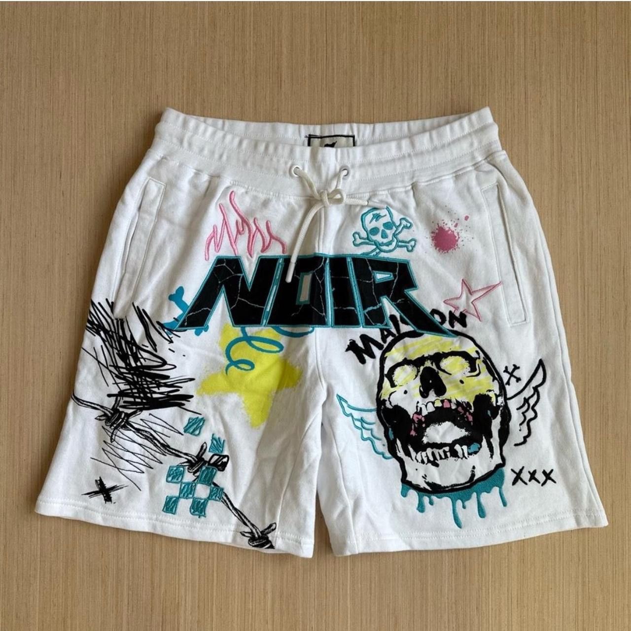 Other Men’s Maison Noir Skull Streetwear Shorts Size US 30 / EU 46 - 1 Thumbnail