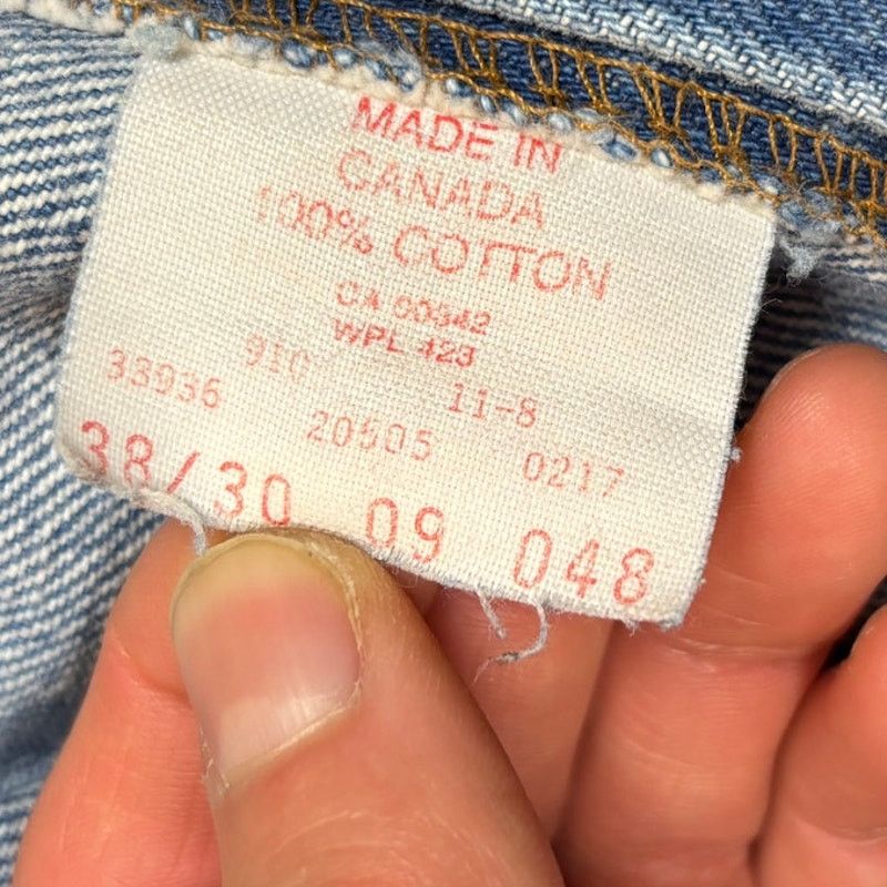Levi's Vintage 90s Levi's 505 Orange Tab Jeans Men's 38x30 (36x30) Size US 38 / EU 54 - 10 Thumbnail