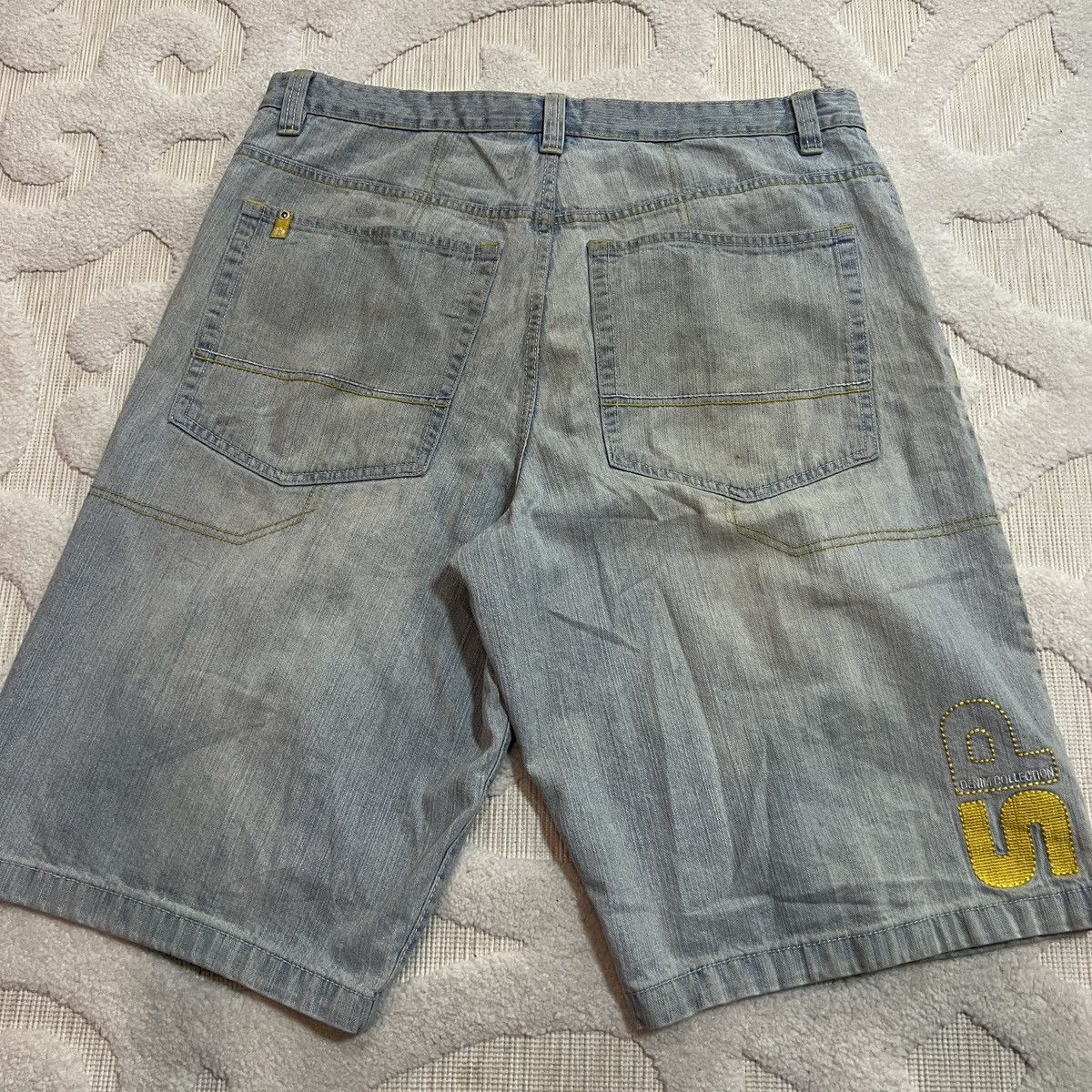 Southpole Southpole Shorts Baggy Vintage Y2K Jorts Size 36 Yellow Tab Size US 38 / EU 54 - 4 Thumbnail
