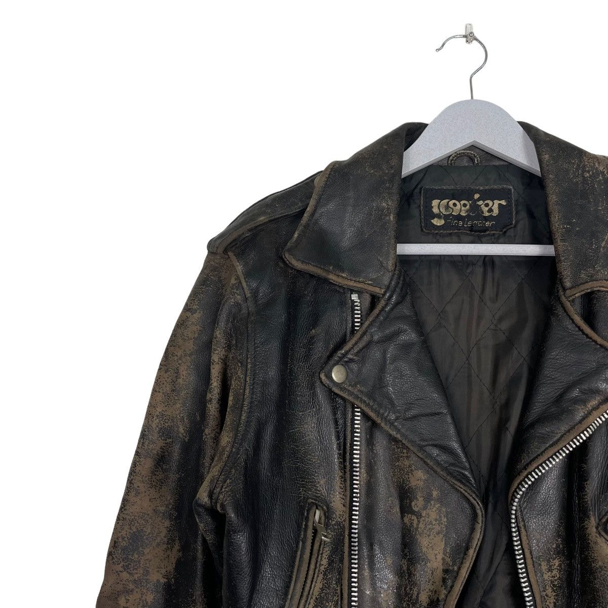 Japanese Brand × Vintage 💥60s SCOOTER TRASHED INSPIRED PERFECTO SCHOTT Size US M / EU 48-50 / 2 - 6 Thumbnail