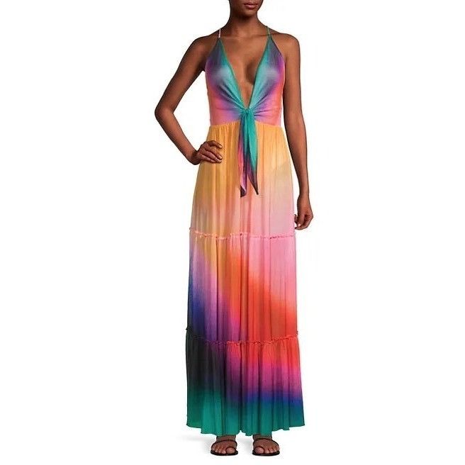 REVOLVE Agua Bendita Pacifico Cosmea Vini Ombré Maxi Dress Size S / US 4 / IT 40 - 5 Thumbnail