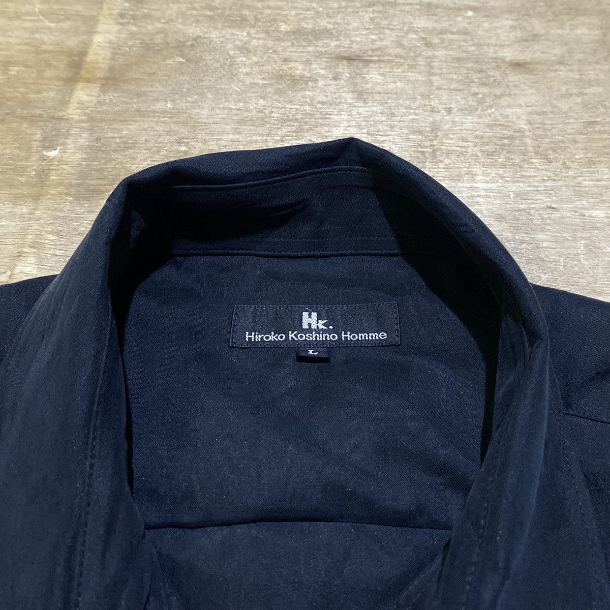 Hiroko Koshino Homme × Japanese Brand Hiroko koshino homme black shirt Size US L / EU 52-54 / 3 - 4 Thumbnail