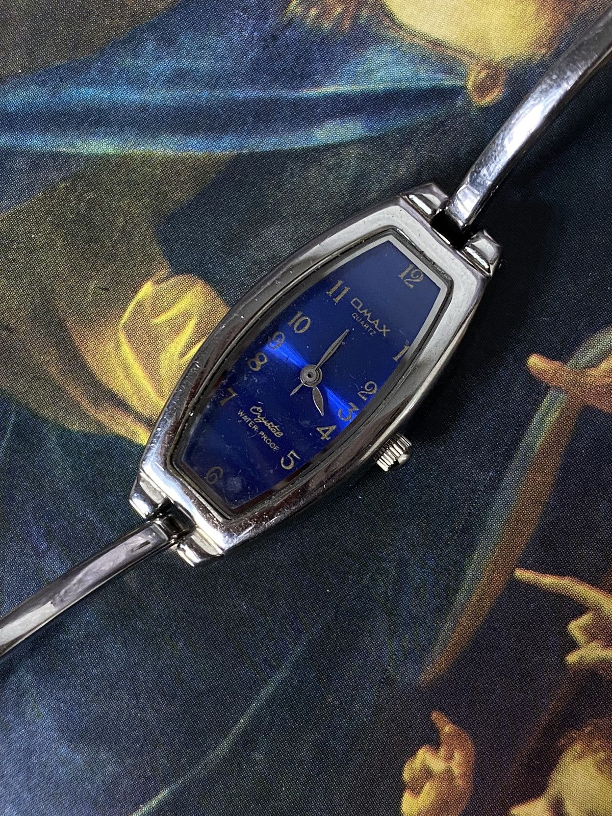 Other Vintage Omax Quartz Watch with Blue Dial Size ONE SIZE - 2 Thumbnail