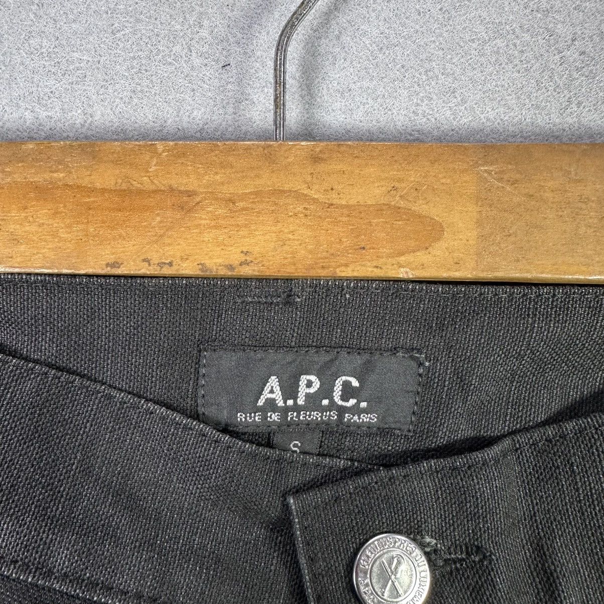A.P.C. Vintage A.P.C. Work Pants France Made Black Minimal Trousers Size US 32 / EU 48 - 2 Thumbnail