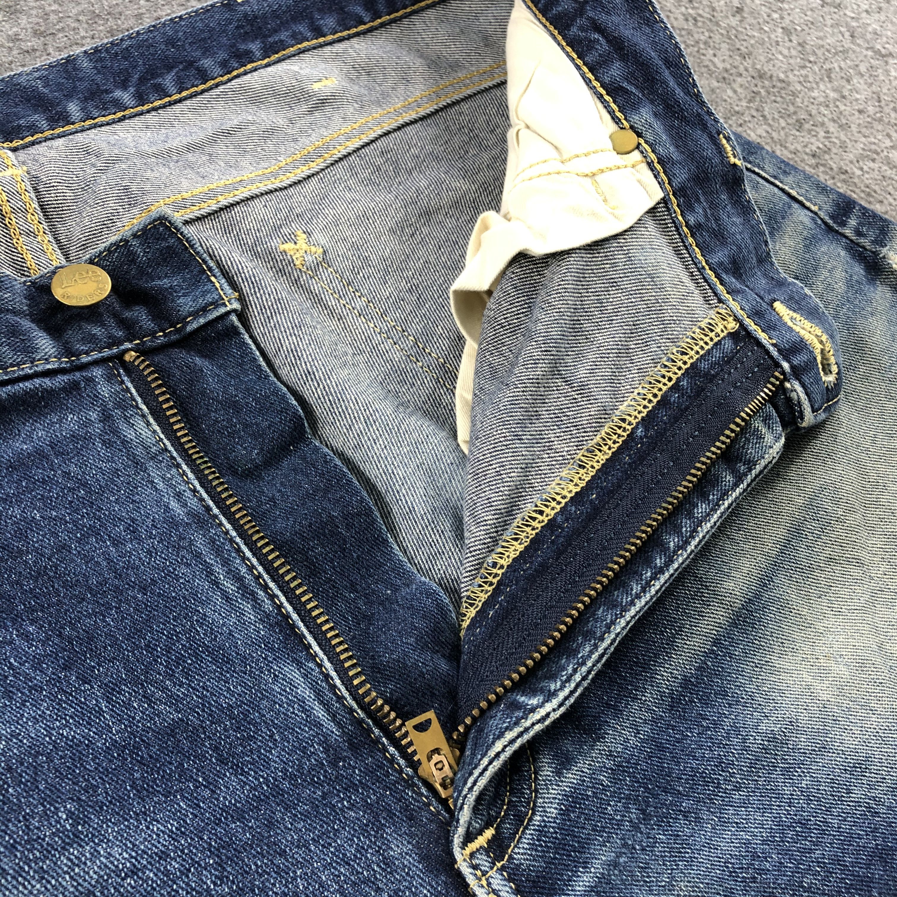 Lee Vintage Blue Wash Lee Jeans-J1773 Size US 37 - 10 Thumbnail