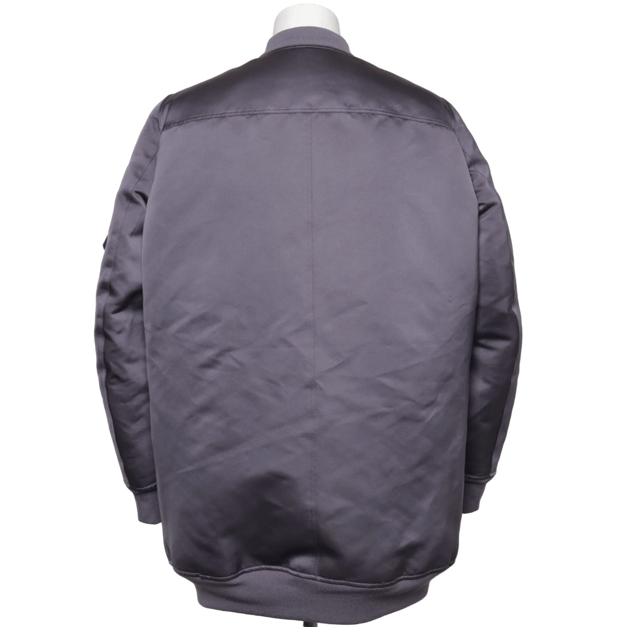 Rick Owens RARE: FW17 Glitter Faun Plum Long Bomber Jacket IT 50 – Size US M / EU 48-50 / 2 - 3 Thumbnail