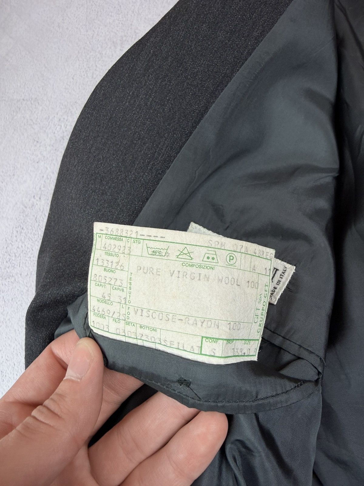 Giorgio Armani Vintage Giorgio Armani Le Collezioni Wool Blazer Size 48 Size 48R - 11 Thumbnail