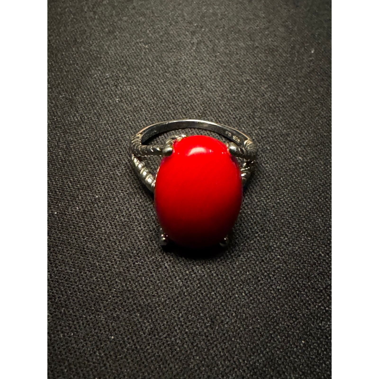 Other 925 Silver F.D. Felicia Design Coral Rope Design Size 6 Ring Size ONE SIZE - 2 Thumbnail