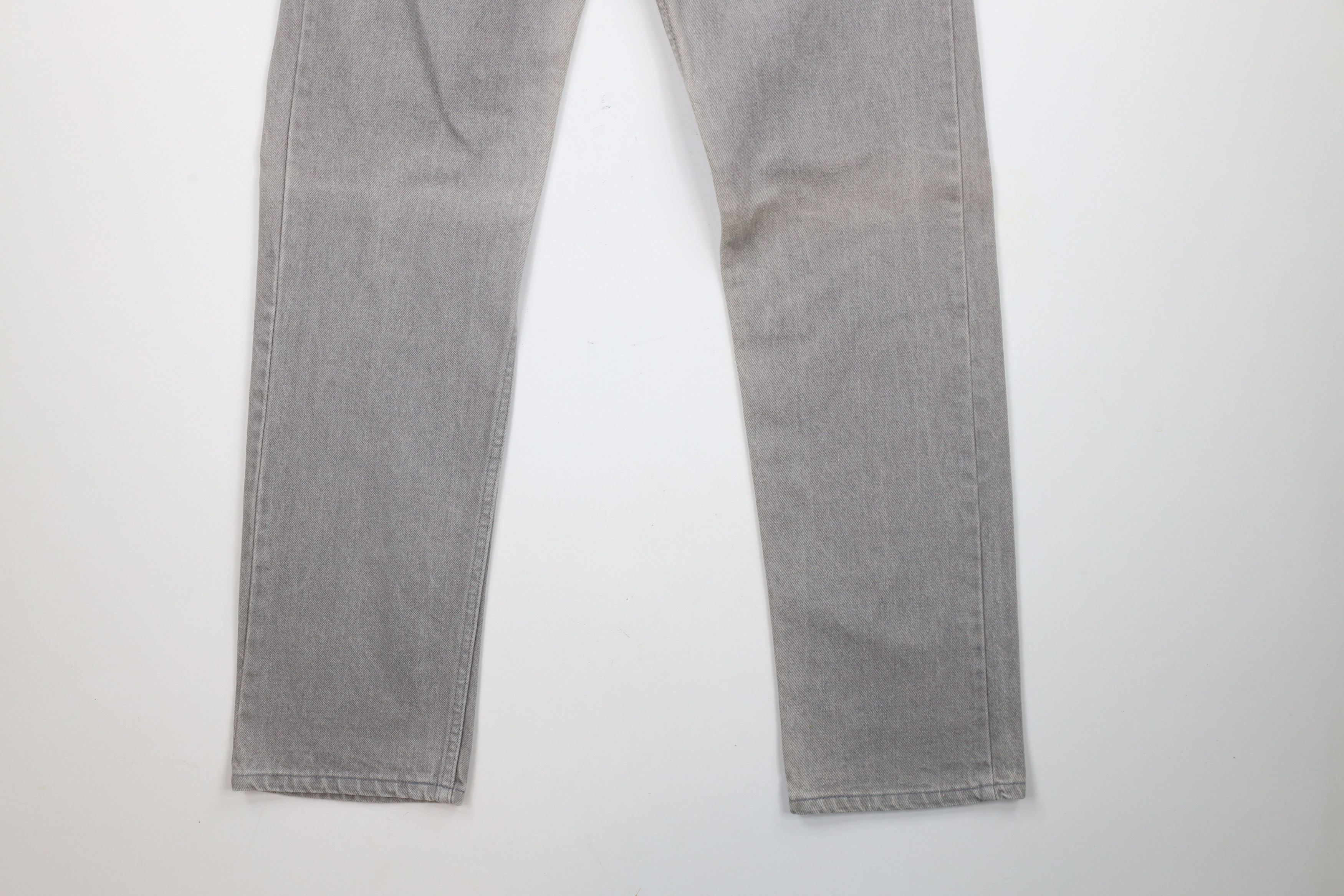 Levi's × Vintage Vintage 90s Levis Tab Straight Leg Denim Jeans Gray USA Size US 30 / EU 46 - 4 Thumbnail