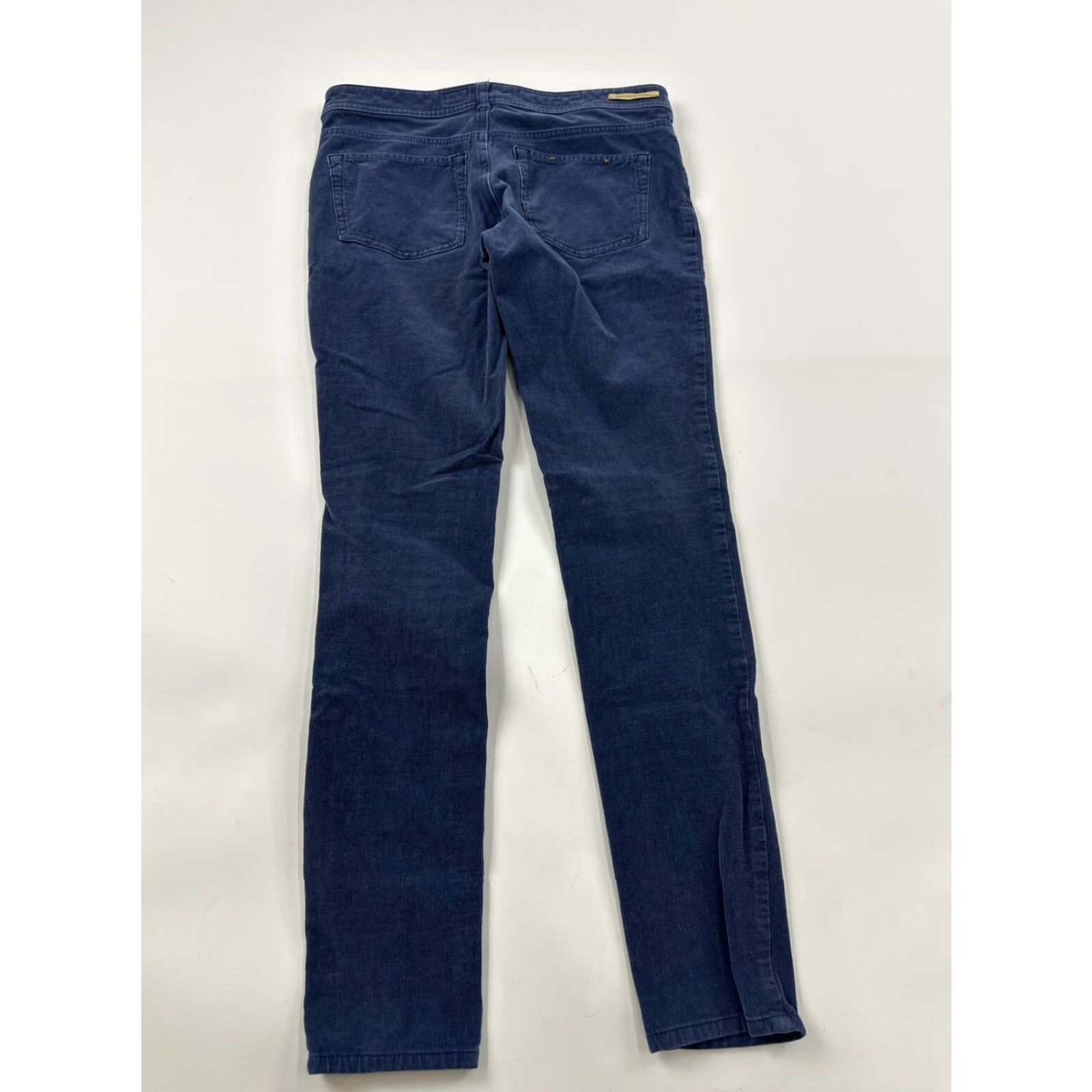 Anthropologie Pilcro and the Letterpress Pants Anthropologie 26 Blue Corduroy Serif Size 26" / US 2 / IT 38 - 2 Thumbnail