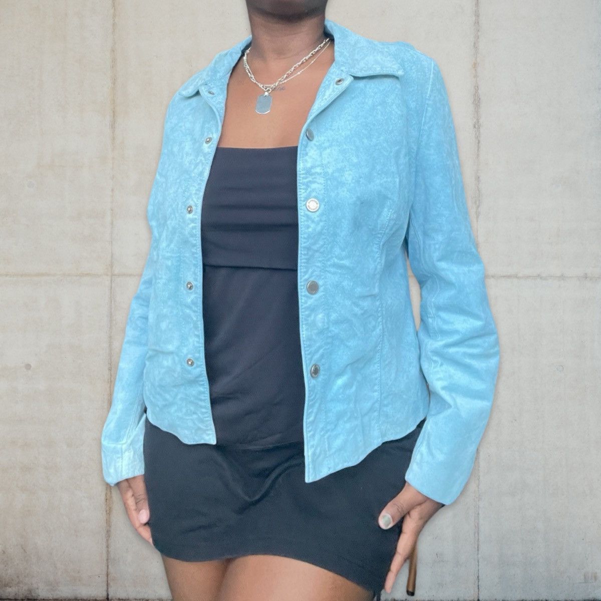 Vintage Bernardo Suede Leather Jacket Size M / US 6-8 / IT 42-44 - 6 Thumbnail