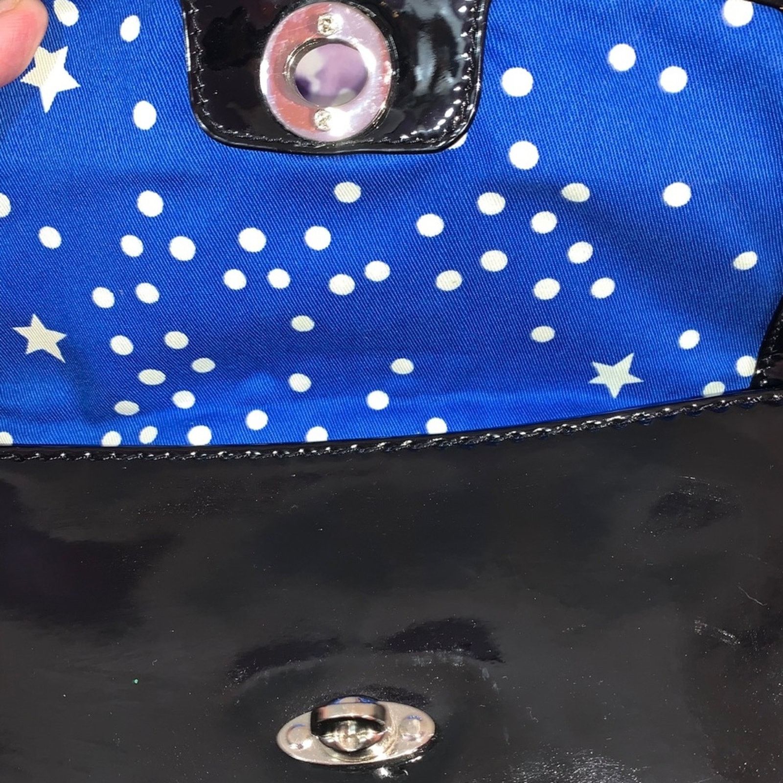 Marc by Marc Jacobs Marc by Marc Jacobs Black Patent Clutch Size ONE SIZE - 5 Thumbnail