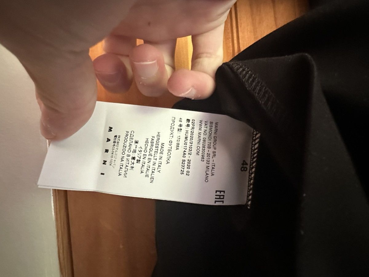 Marni Black Marni Tee NWT Size US S / EU 44-46 / 1 - 6 Thumbnail