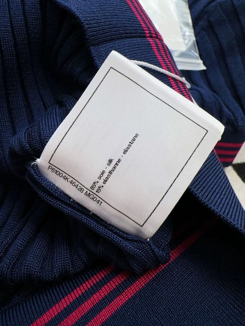Chanel Chanel Dark blue red border No. 31 number double C knitwea Size XS / US 0-2 / IT 36-38 - 5 Thumbnail