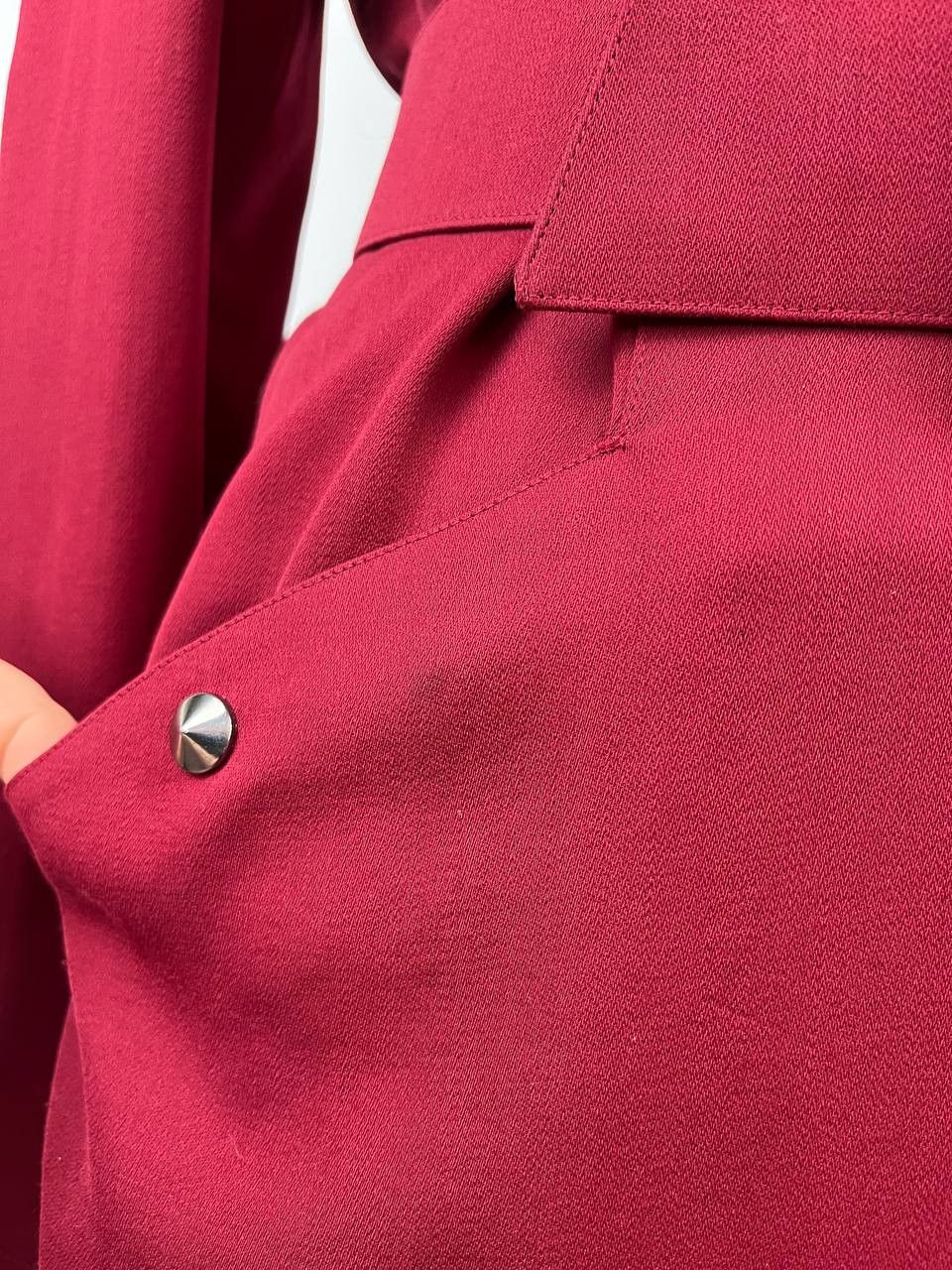 Thierry Mugler Archive Thierry Mugler Paris Burgundy Wool Blazer Dress Size M / US 6-8 / IT 42-44 - 14 Thumbnail