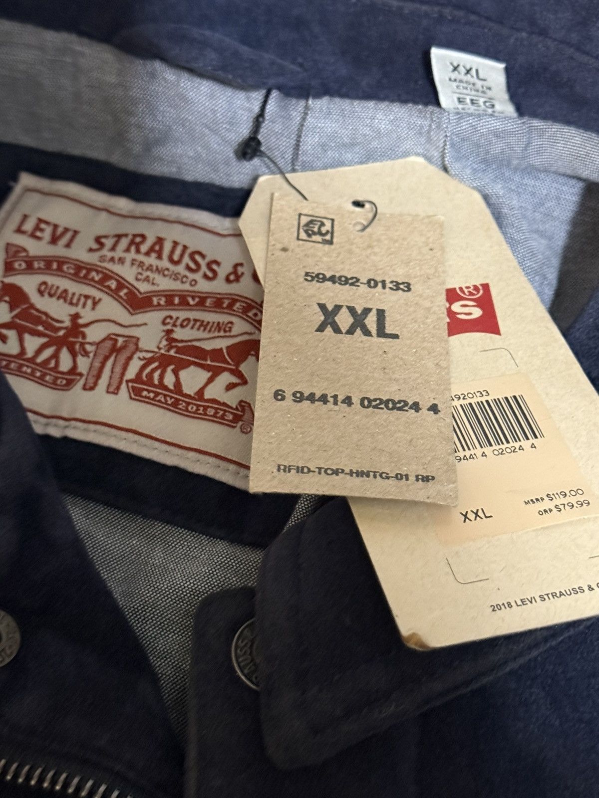 Levi's Vintage Clothing Levi’s Heavy Jacket Size US XXL / EU 58 / 5 - 2 Thumbnail
