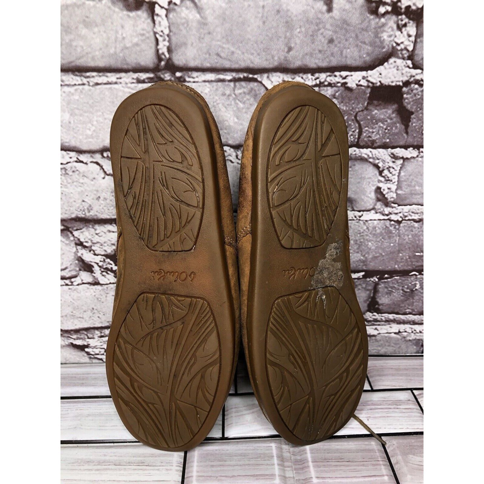 Olukai Olukai Heleuma Brown Leather Lace Up Casual Shoes Women’s Sz Size US 7.5 / IT 37.5 - 12 Thumbnail