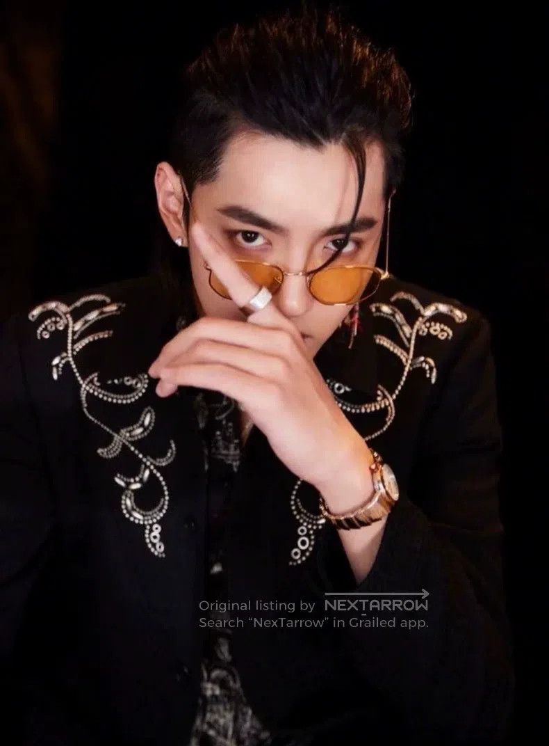 Saint Laurent Paris Saint Laurent Paris Dark jacquard beaded jacket Size US S / EU 44-46 / 1 - 9 Thumbnail