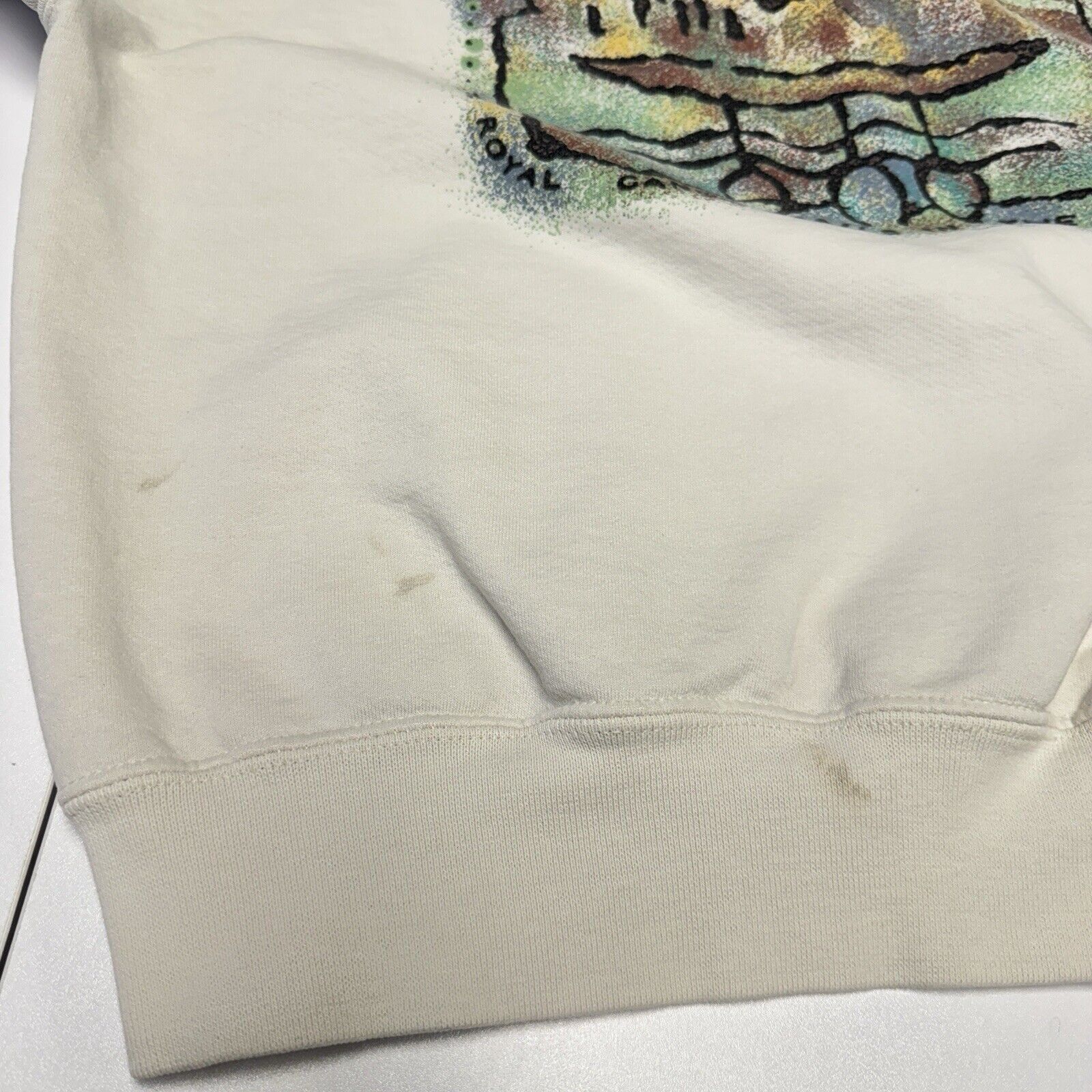 Vintage Vintage Crazy Shirts Hawaii Sweatshirt Mens Small White Crew Size US S / EU 44-46 / 1 - 10 Thumbnail