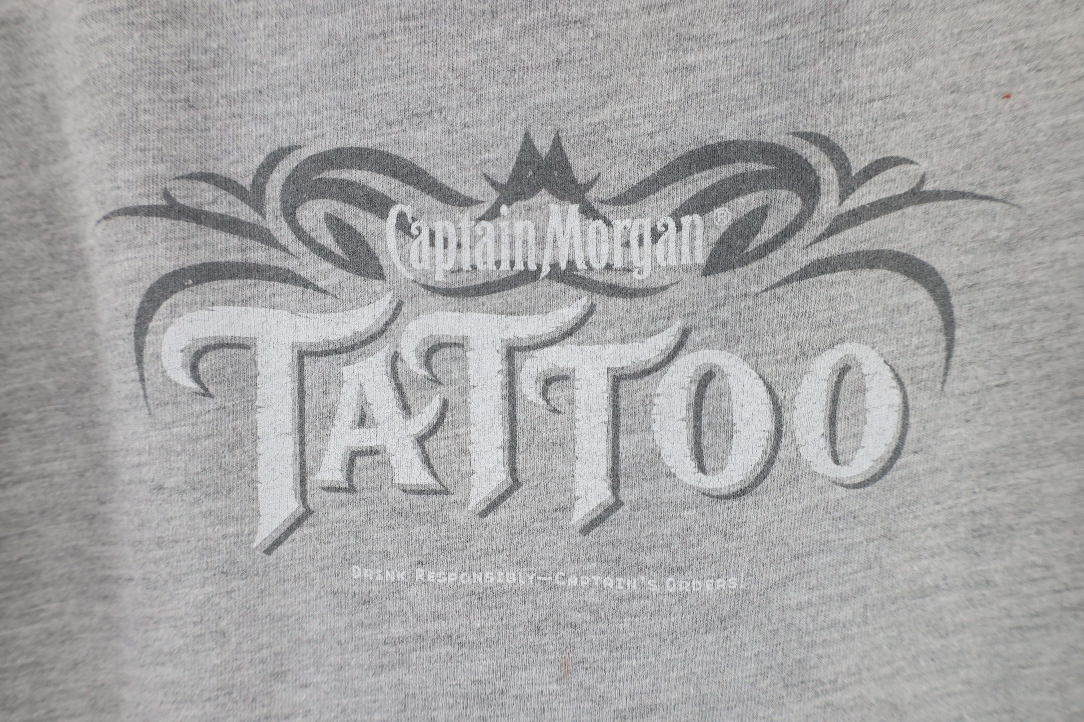 Vintage Vintage Captain Morgan Tattoo 3/4 Raglan T-Shirt USA Size US XL / EU 56 / 4 - 4 Thumbnail