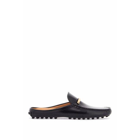 Tod's o1s22i1n0325 Calfskin Slip-on Loafers in Black Size US 7 / IT 37 - 1 Thumbnail