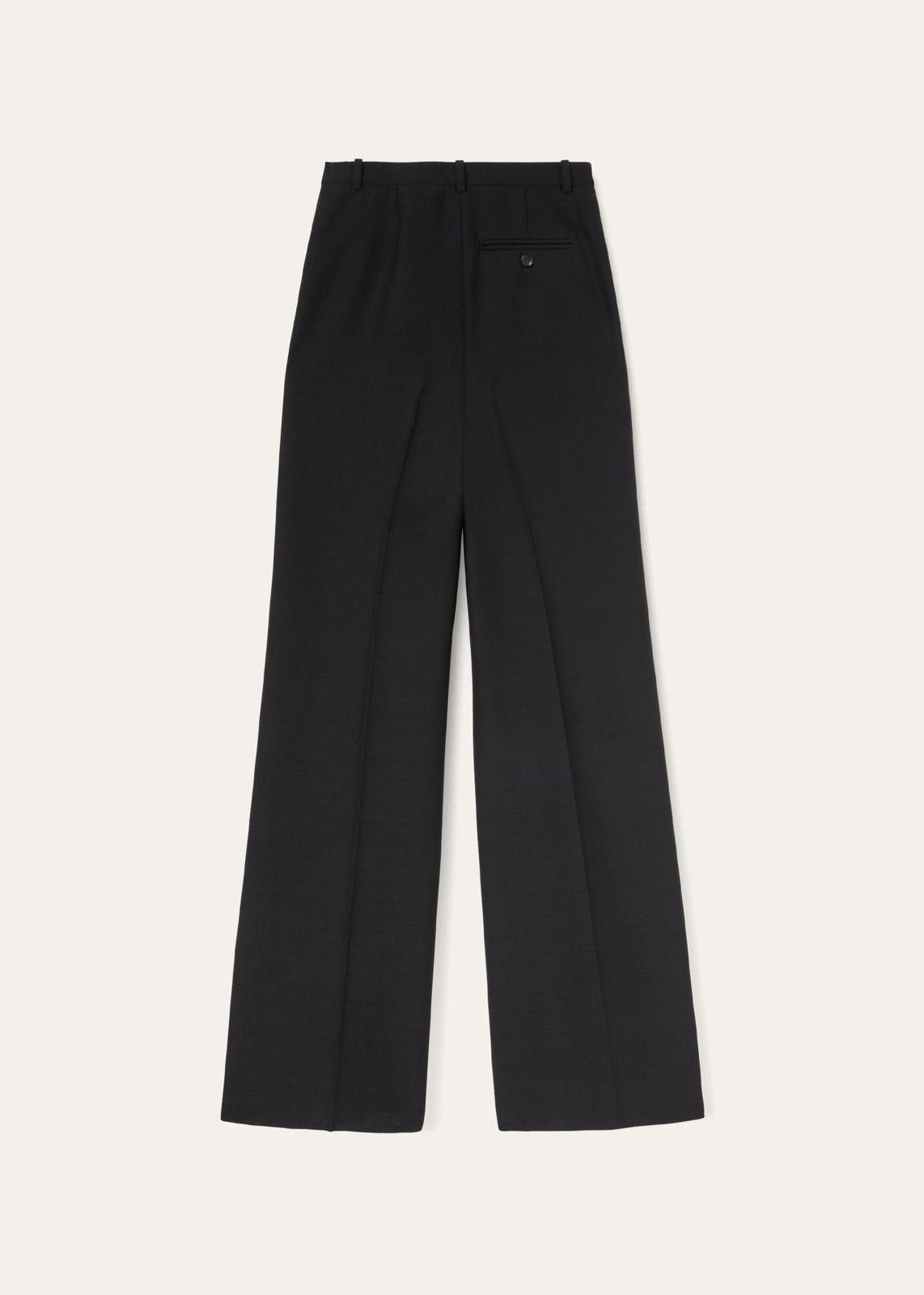 Loro Piana o1srvl11e0425 FAN9783 Emmit Trouser in Black Size 30" / US 8 / IT 44 - 2 Thumbnail