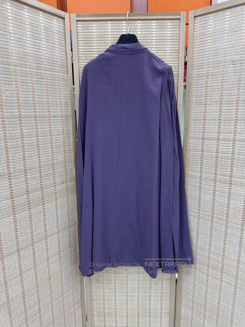 Valentino Valentino Purple cape dress Size S / US 4 / IT 40 - 2 Thumbnail
