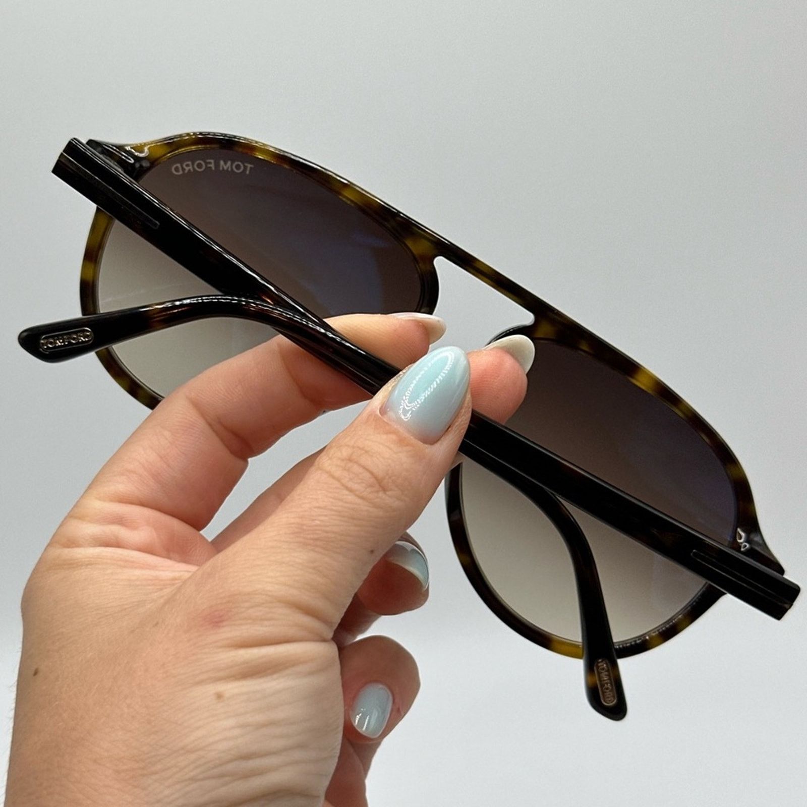 Tom Ford NEW TOM FORD Tony FT0756/S 52K Brown Havana Men Sunglasses Size ONE SIZE - 8 Thumbnail