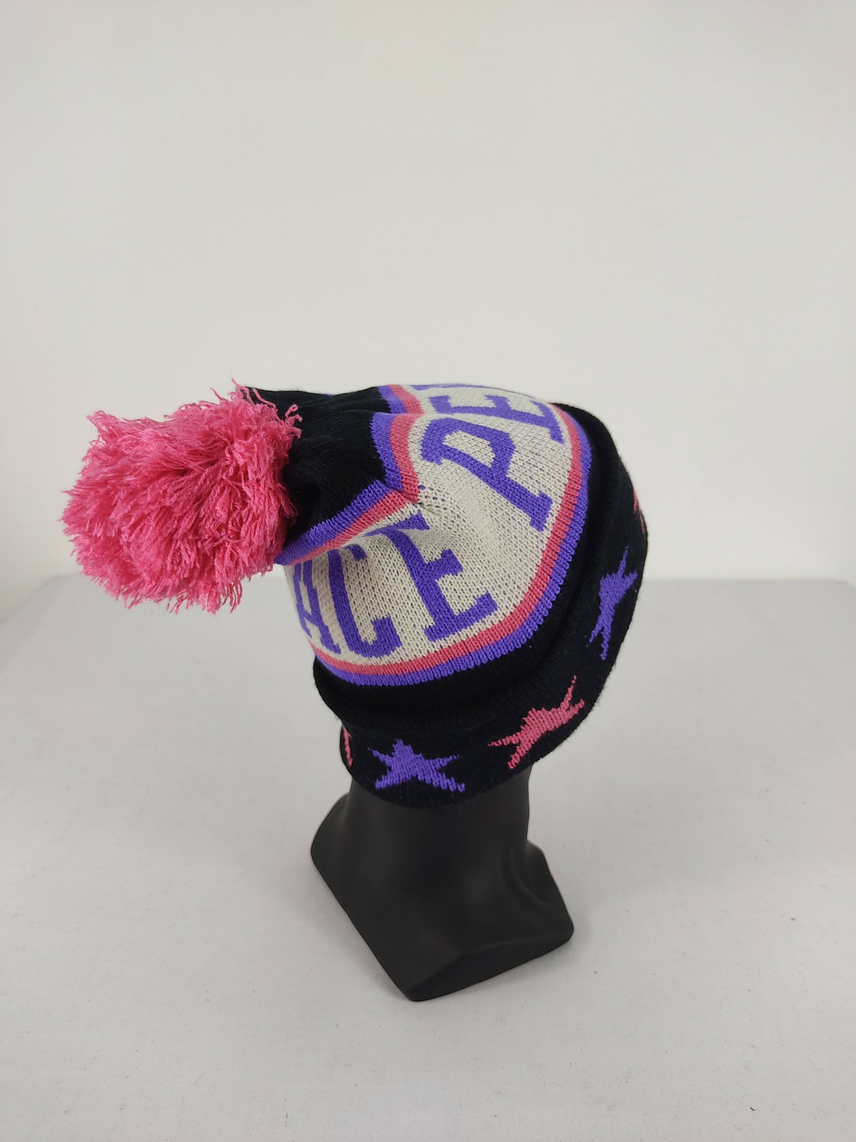 Japanese Brand × Vintage Vintage Japanese Brand Peace Beanie / Snow Hat / Snow Cap Size ONE SIZE - 4 Thumbnail
