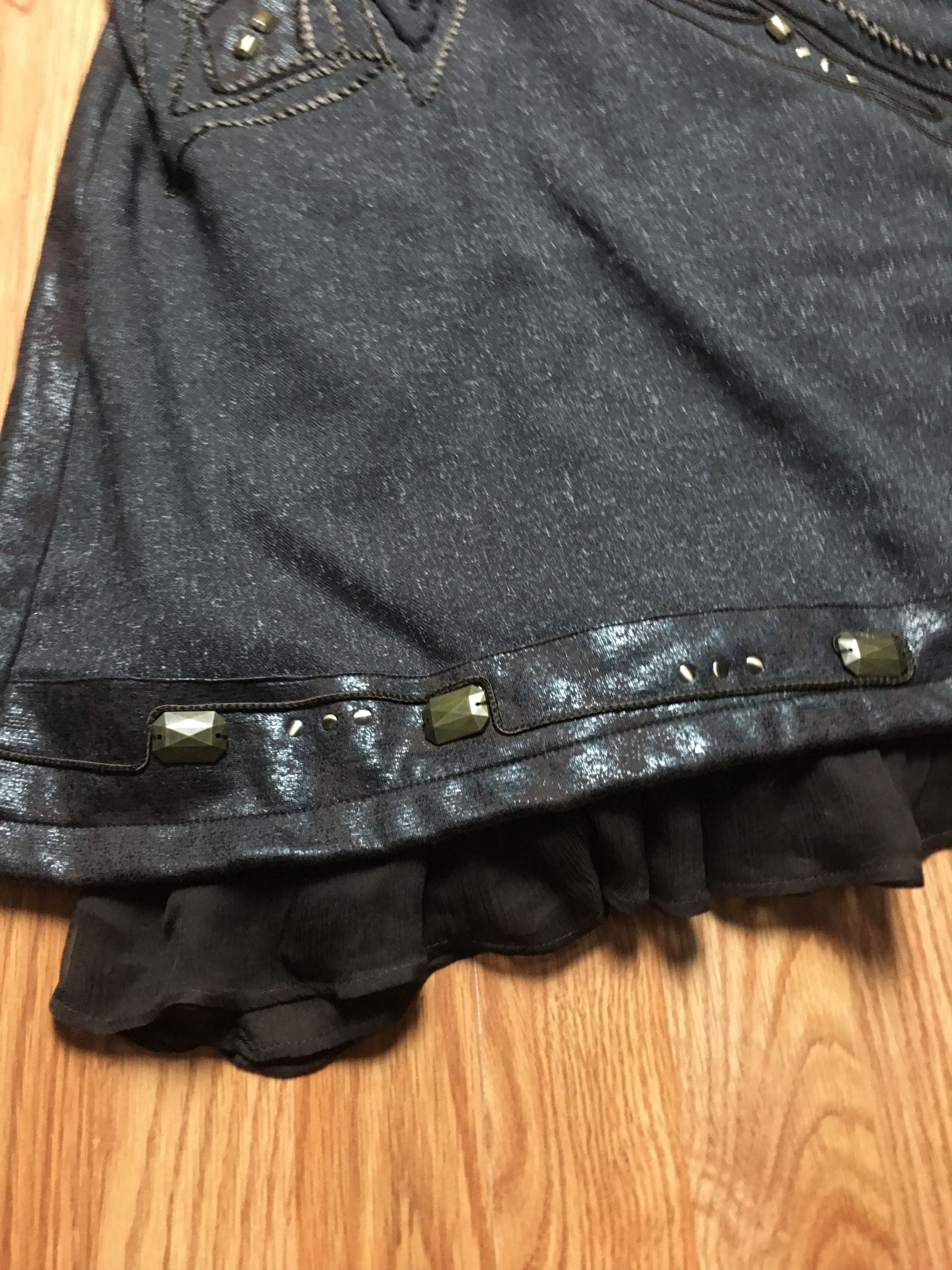 Designer Save the Queen Dress Metal Beaded Embroidery XL Size XL / US 12-14 / IT 48-50 - 10 Thumbnail
