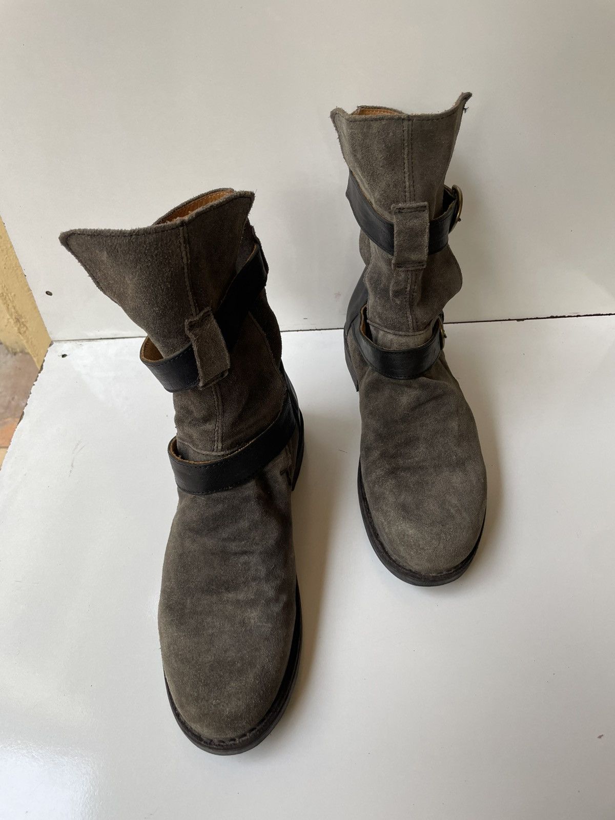 Fiorentini + Baker Fiorentini + Baker Eternity Gray Leather Women Boots EUR 36 Size US 6 / IT 36 - 12 Thumbnail