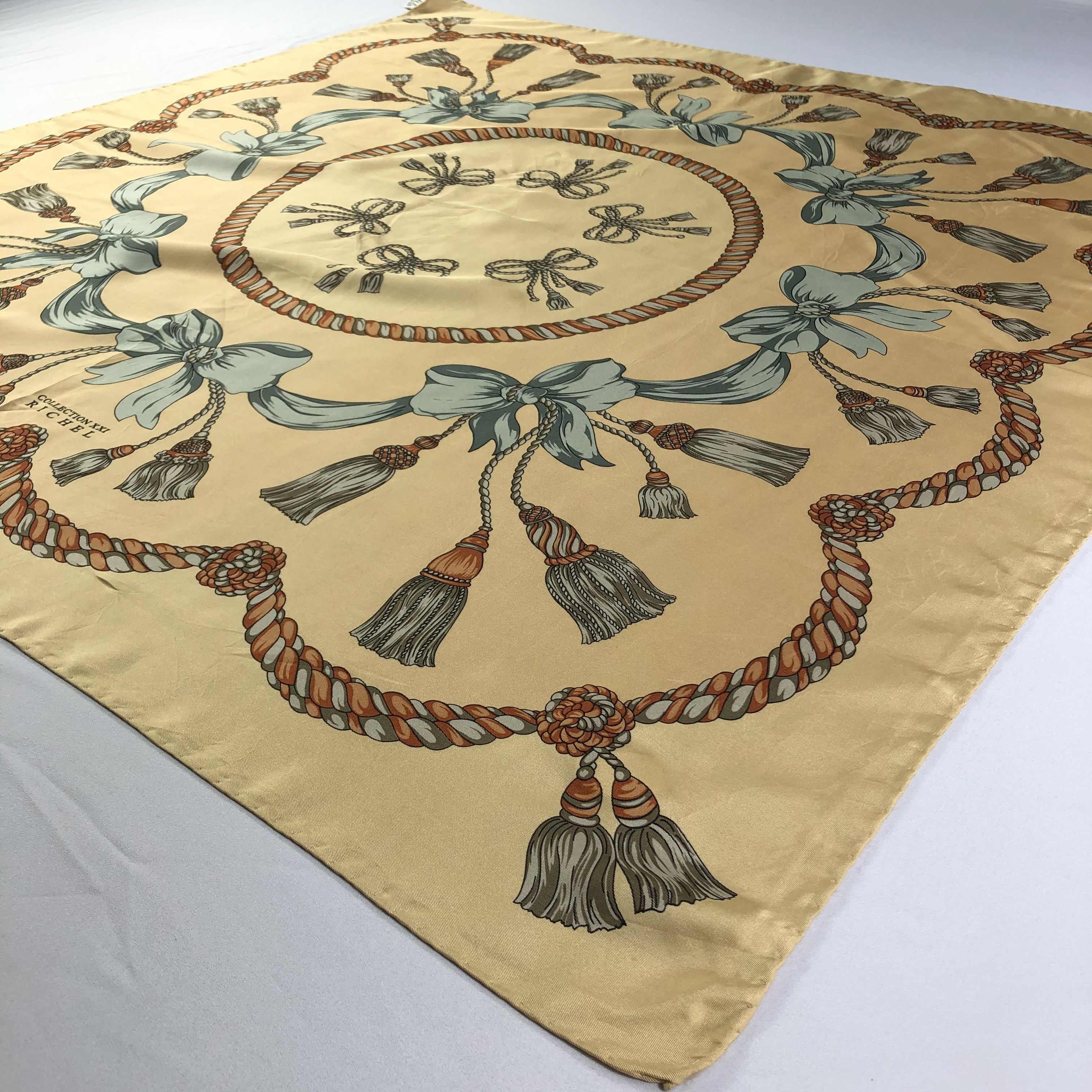 Vintage Vintage Richel Silk Scarf Size ONE SIZE - 3 Thumbnail