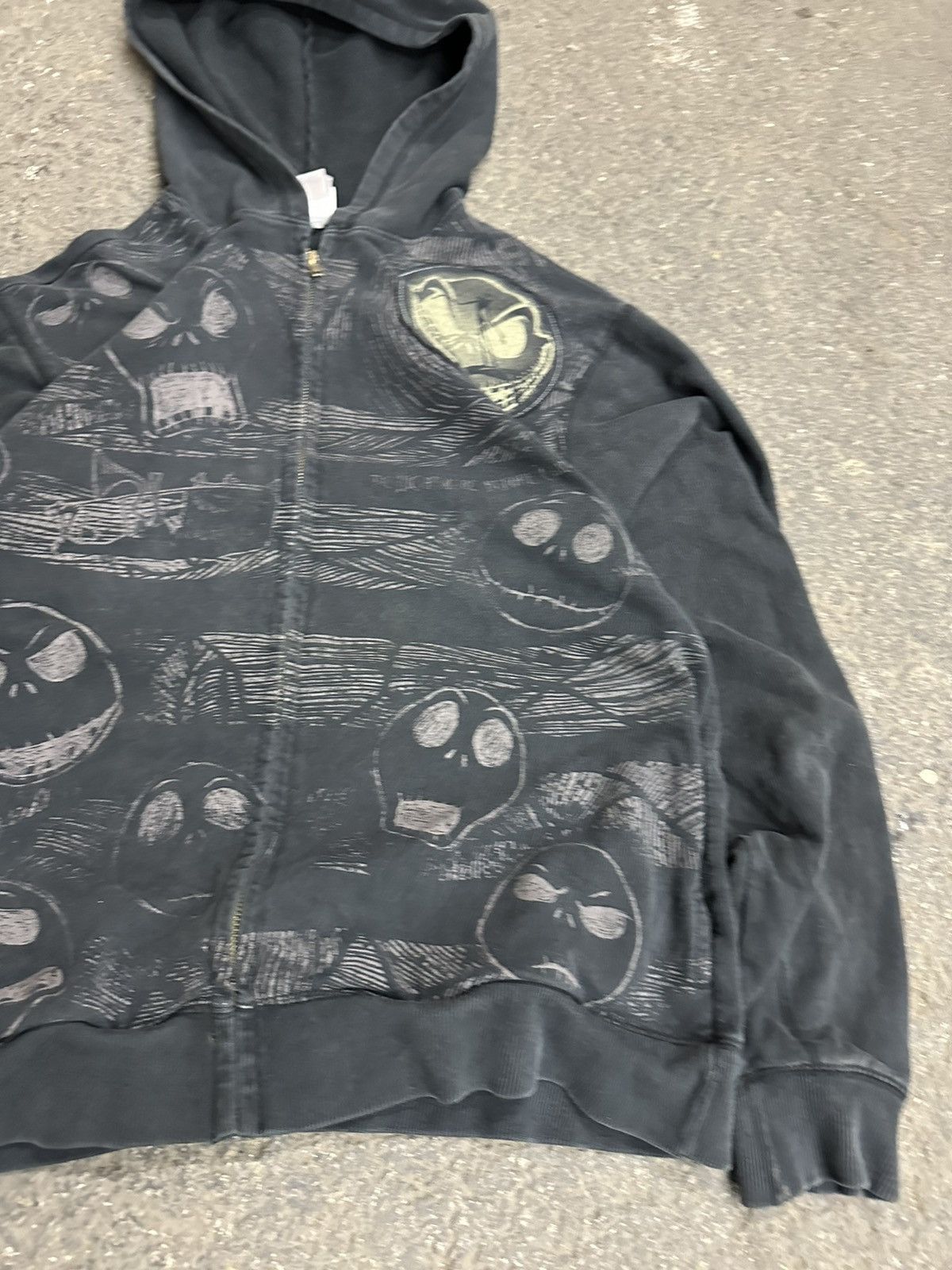 Vintage Y2K nightmare before Christmas grunge zip up hoodie Size US M / EU 48-50 / 2 - 5 Thumbnail