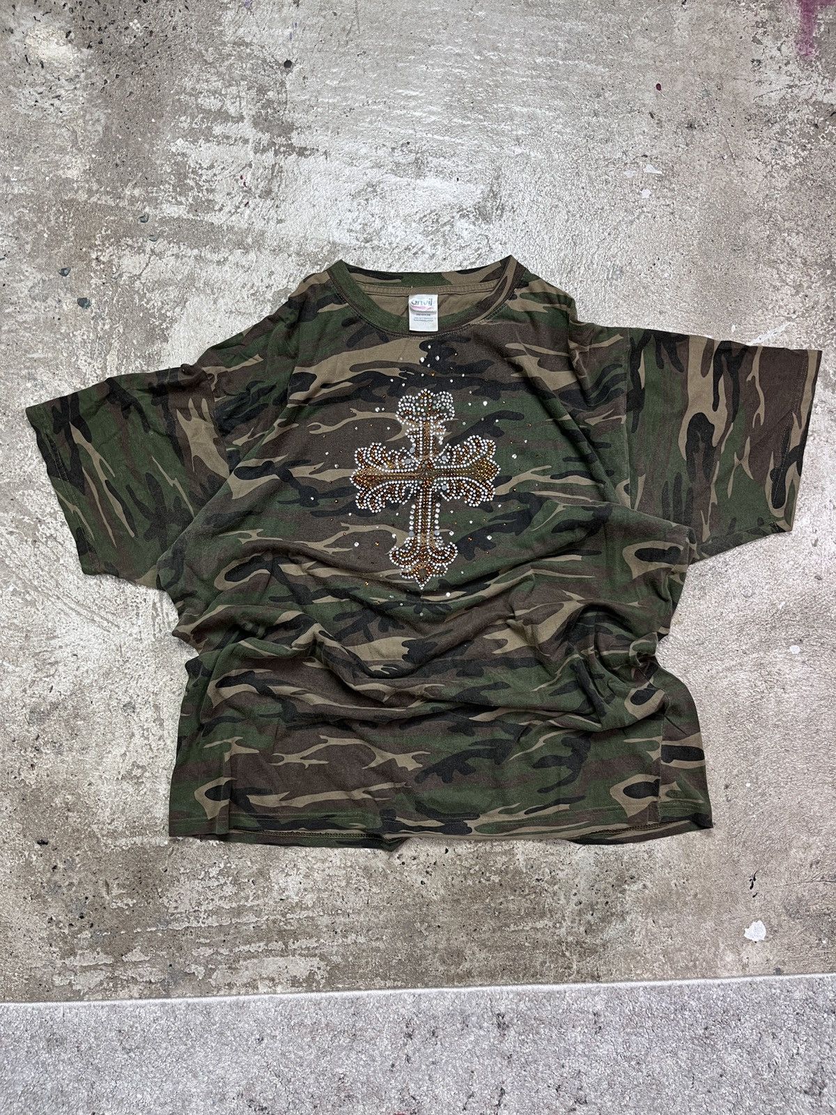 Vintage CHROME HEARTS STYLE Y2K RETRO OVERSIZED BOXY FIT SHIRT 1990s Size US XXL / EU 58 / 5 - 1 Thumbnail