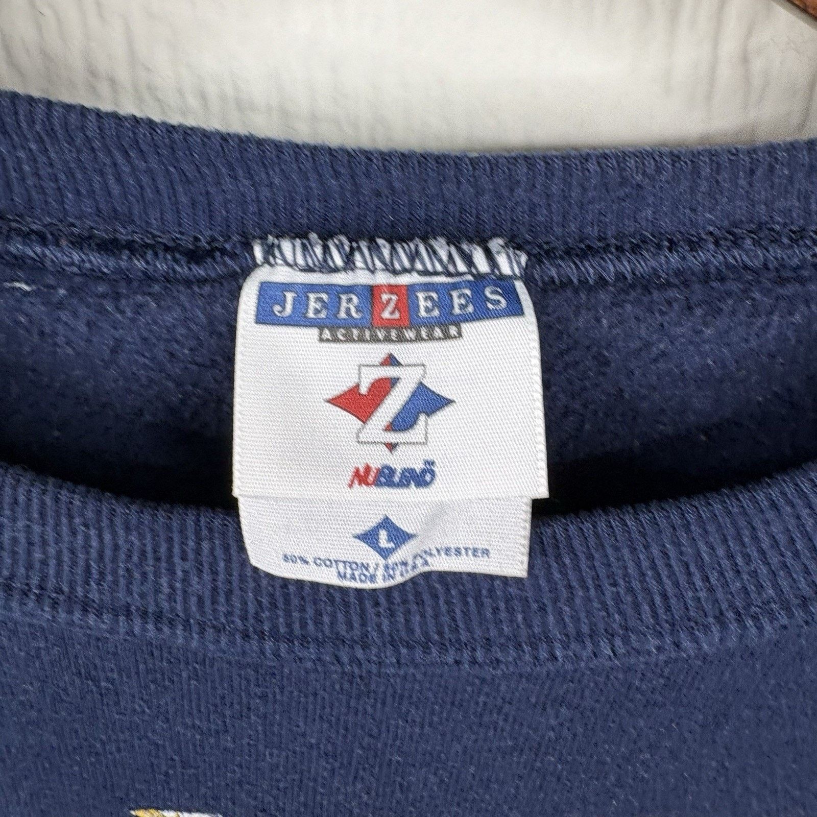 Jerzees Vintage 90’s Navy Eagle Nature Crewneck Size Large Size US L / EU 52-54 / 3 - 4 Thumbnail