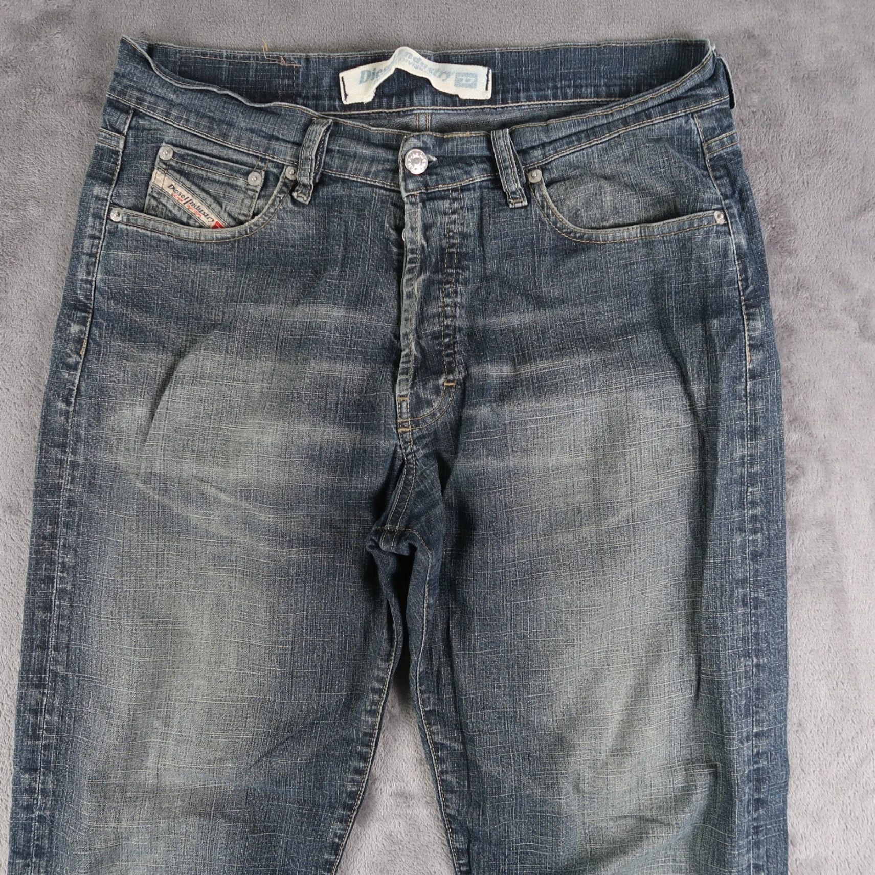 Diesel VINTAGE Diesel Kulter 2000s Jeans Men's Size 31 Blue Straight Low Rise Denim 90s Designer Size US 31 - 3 Thumbnail
