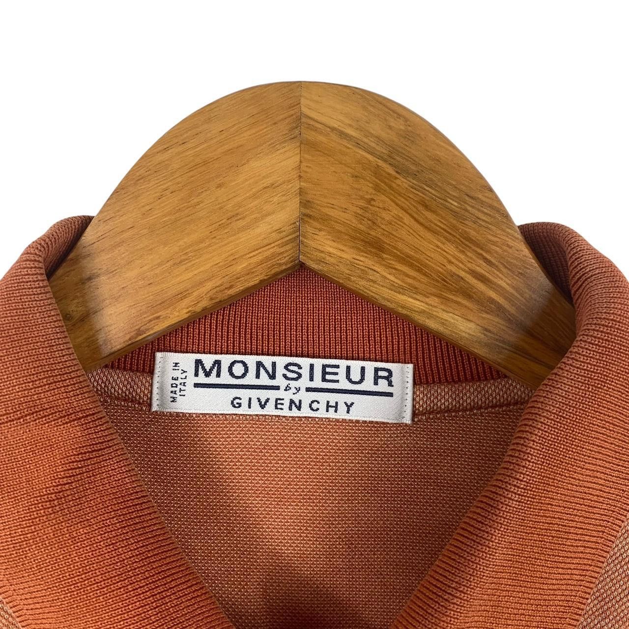 Givenchy Vintage 90’ GIVENCHY MONSIEUR COLLECTION Polo Tee Shirt Size US M / EU 48-50 / 2 - 3 Thumbnail