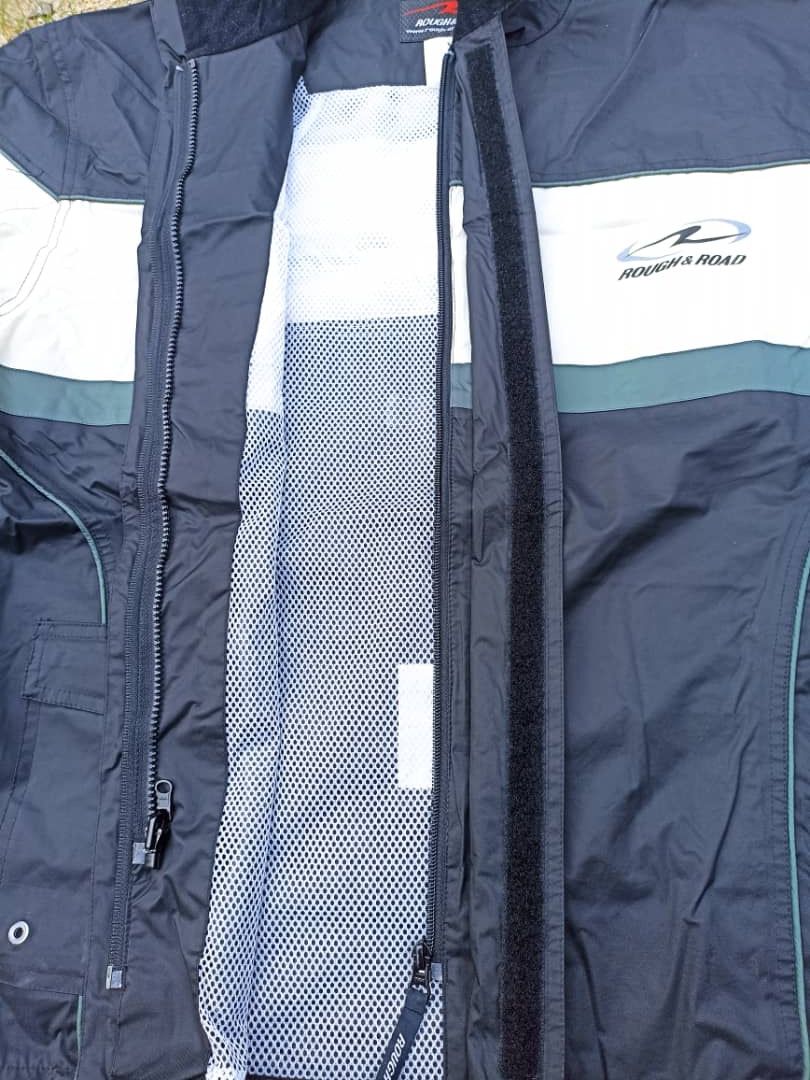 Japanese Brand ROUGH & ROAD Rain Jacket Size US XL / EU 56 / 4 - 7 Thumbnail
