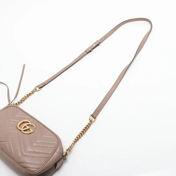 Gucci GG Marmont Chevron Leather Shoulder Bag Size ONE SIZE - 5 Thumbnail