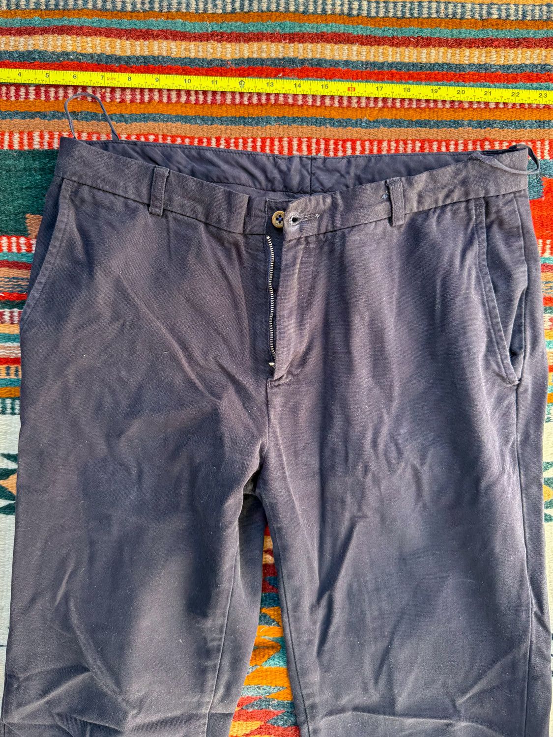 Our Legacy Navy Canvas Chinos - S/S 2013 Size US 32 / EU 48 - 4 Thumbnail