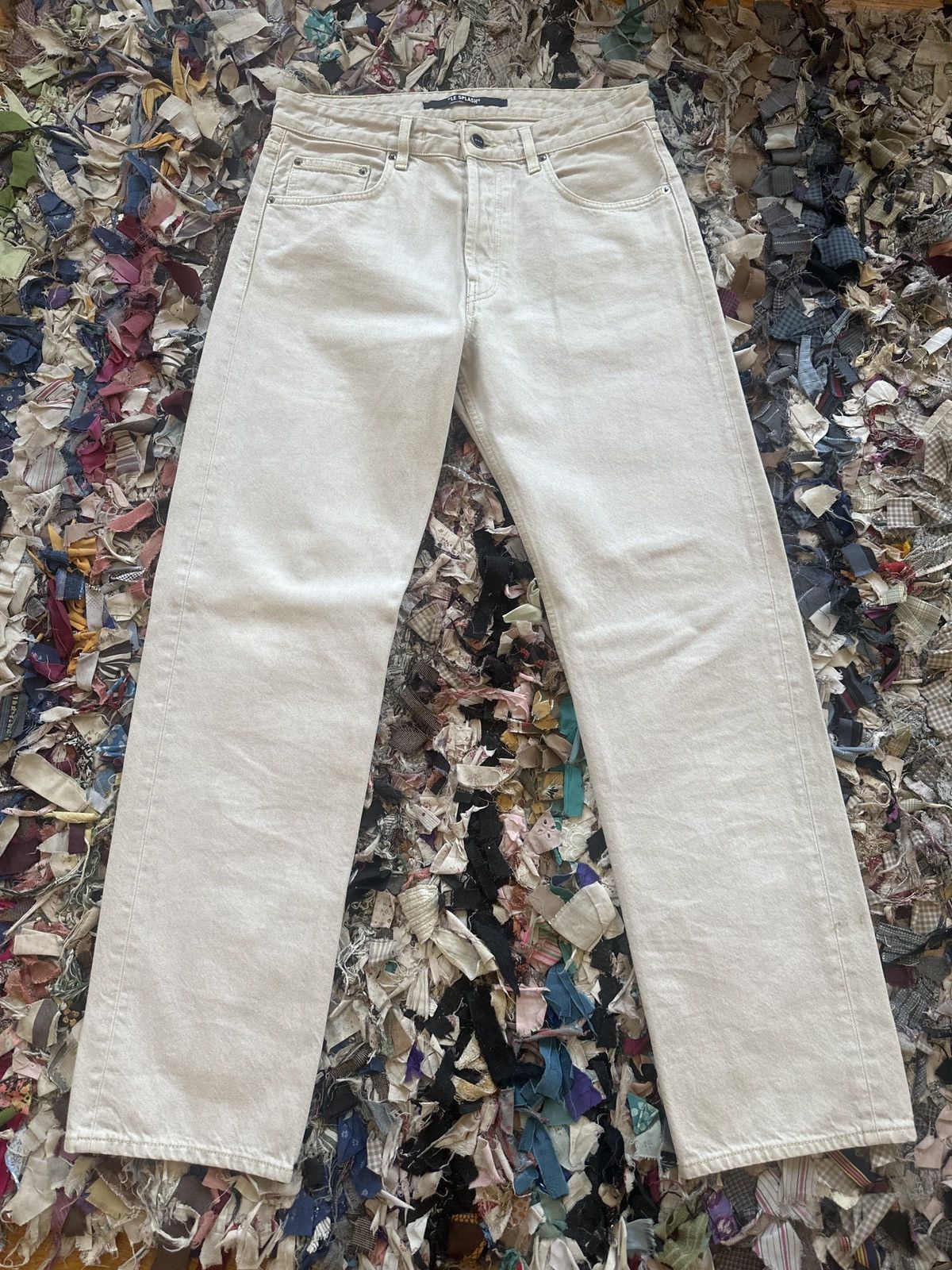 Jacquemus Jacquemus “Le Splash” Beige Jeans $295 RETAIL Size US 31 - 2 Thumbnail