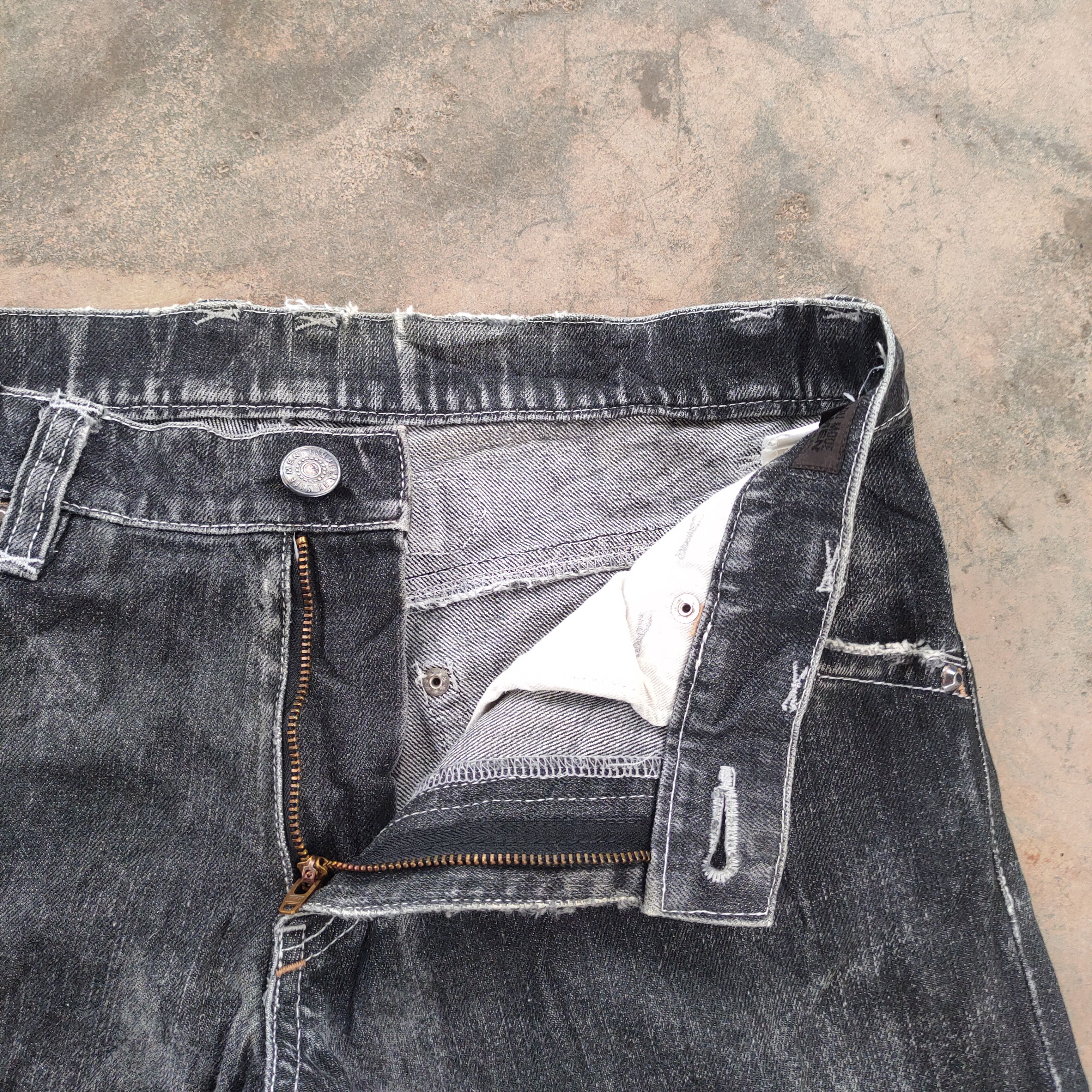 Japanese Brand W31 VINTAGE JAPANESE FADED BLACK JEANS DENIM PANTS Size US 31 - 8 Thumbnail