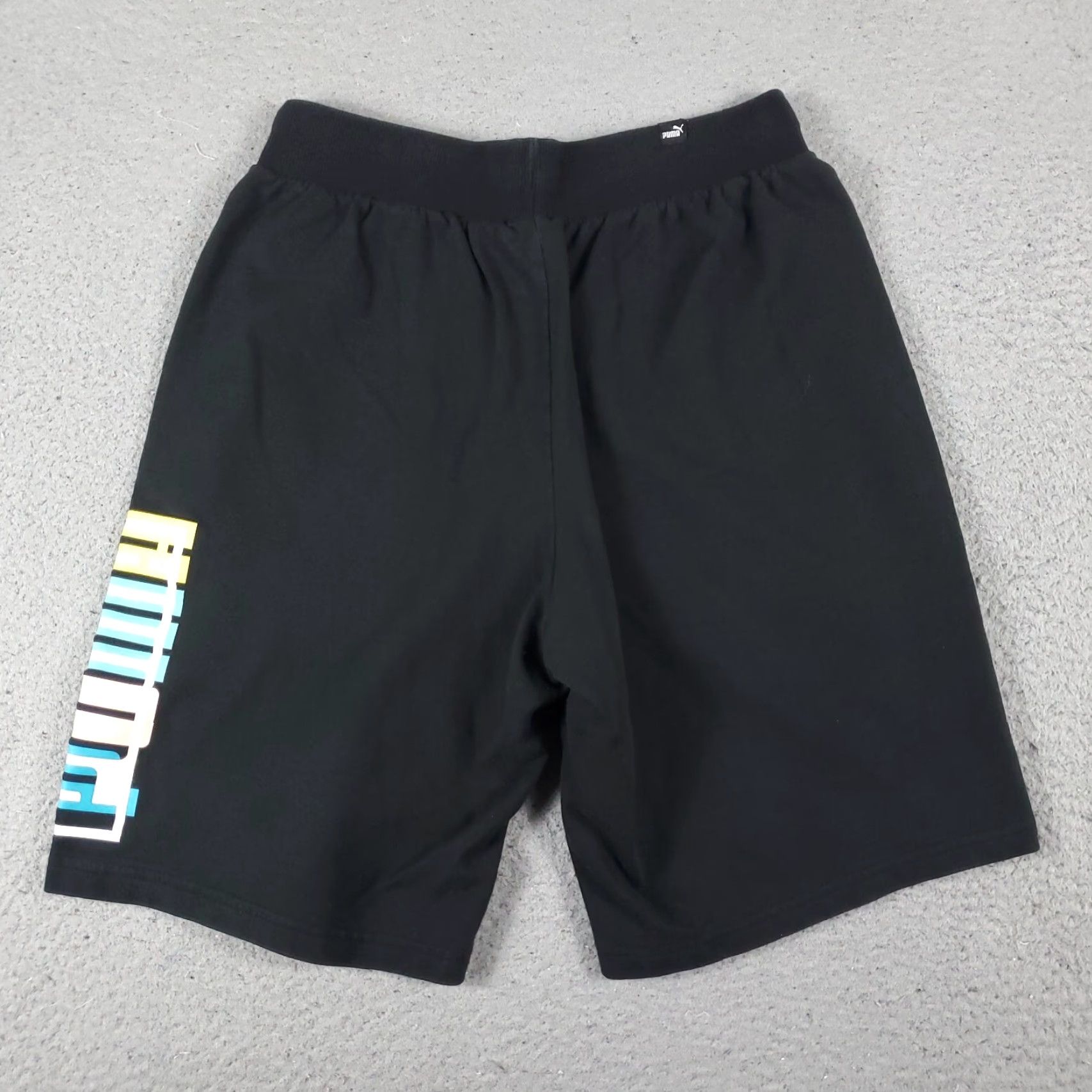 Puma PUMA Men's Small Black Sports Running Sweat Shorts with Drawstring and Pockets Size US 29 - 6 Thumbnail