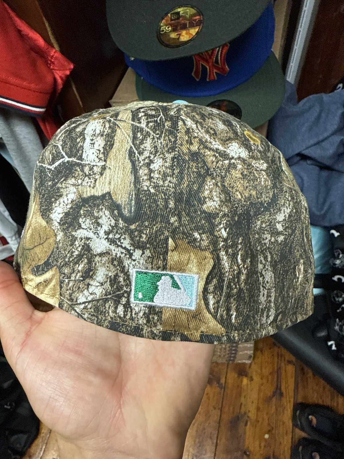 New Era Angels real tree fitted hat pro image Size ONE SIZE - 5 Thumbnail