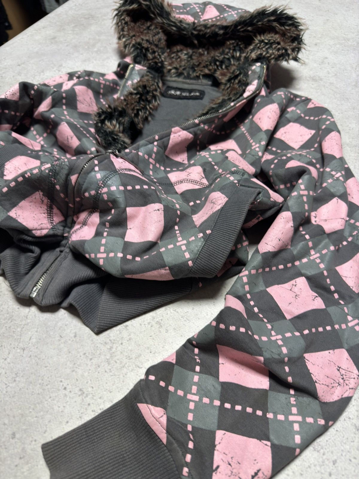 If Six Was Nine × Japanese Brand × Le Grande Bleu (L.G.B.) Vintage Japanese Fur Hood Hysteric Glamour Style Hoodie Size US S / EU 44-46 / 1 - 5 Thumbnail