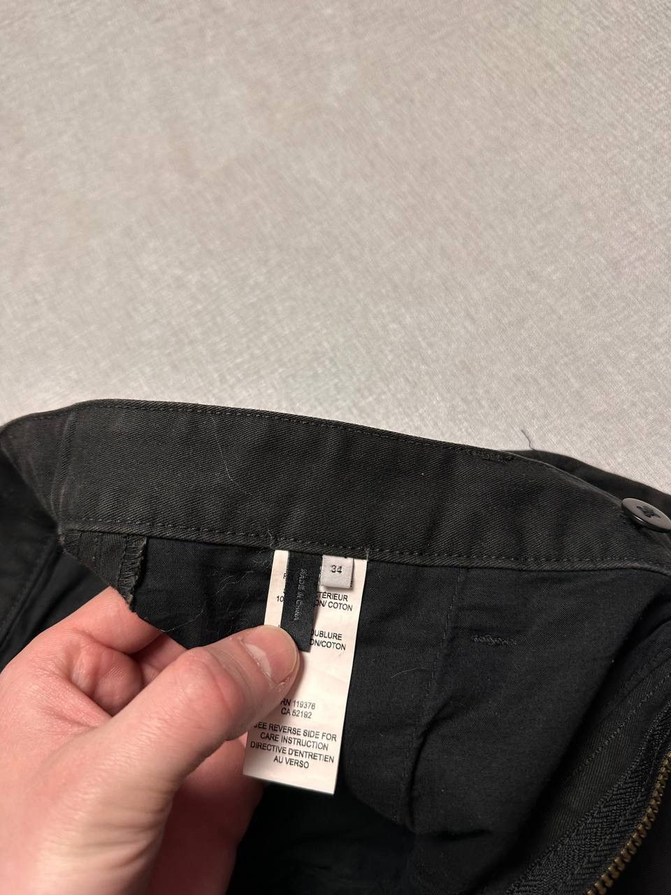 Helmut Lang Helmut Lang Black Side Adjuster Trousers Raw Hem Pants Size US 34 / EU 50 - 12 Thumbnail