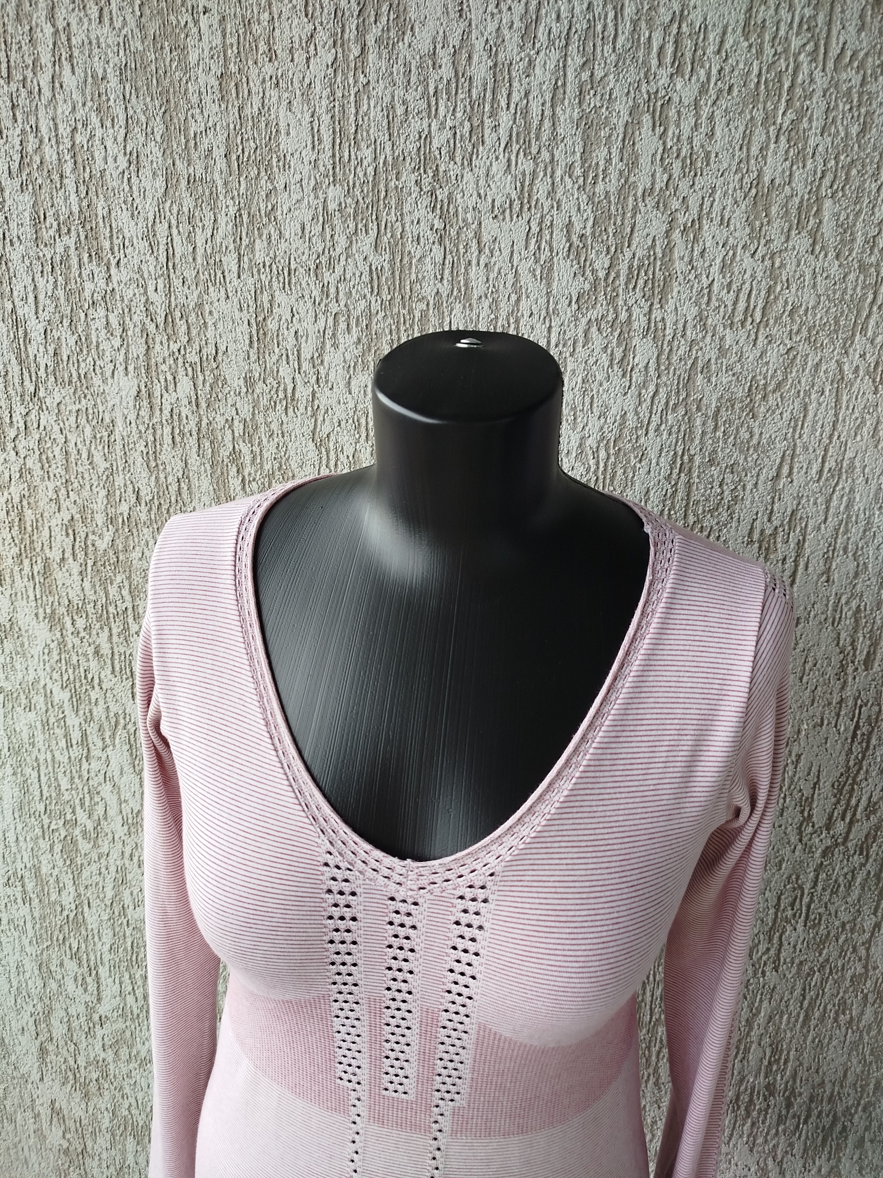 Marithe + Francois Girbaud Top Long Sleeve Striped Fitted Jersey Vintage Y2K Size 4/XL Size XL / US 12-14 / IT 48-50 - 3 Thumbnail