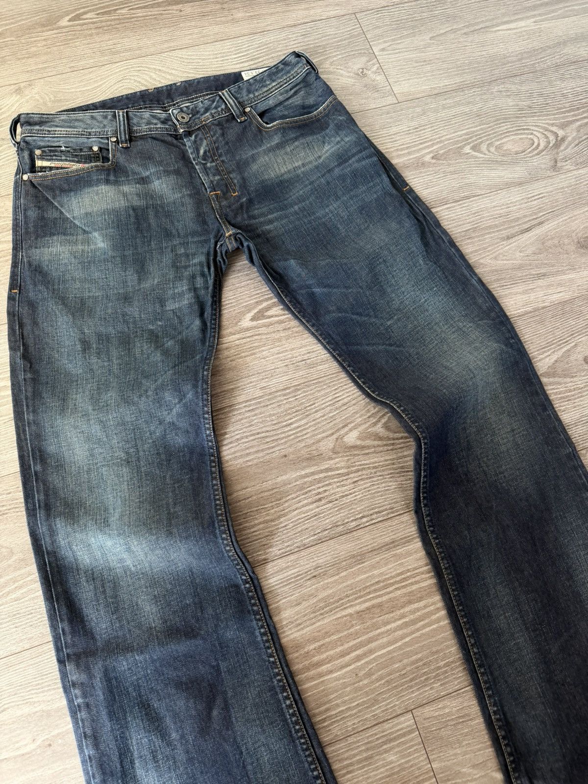 Diesel ‼️Vintage Diesel IND Ladder Baggy Black Denim Jeans‼️ Size US 33 - 15 Thumbnail
