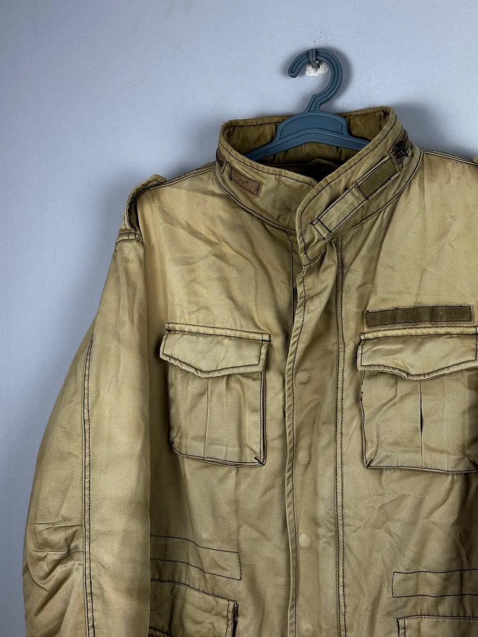 Alpha Industries Vintage 70s Alpha Industries M 65 Field Jacket Beige Size US XL / EU 56 / 4 - 3 Thumbnail